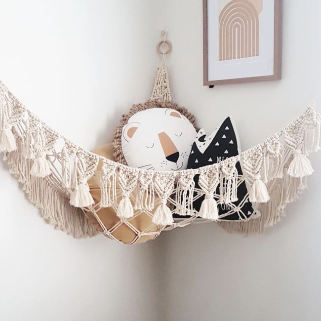 Kệ treo gấu bông macrame