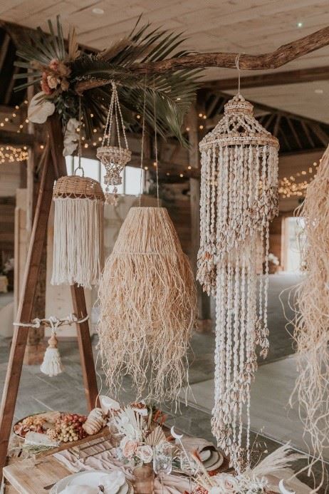 Macrame Lanterns:  Lighting up and heating up your comfy home!