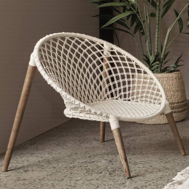  Macrame leisure chair - SImple but Luxurious