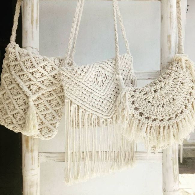 Túi xách thời trang macrame 