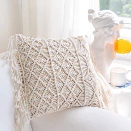 Gối sofa thắt Macrame- M18